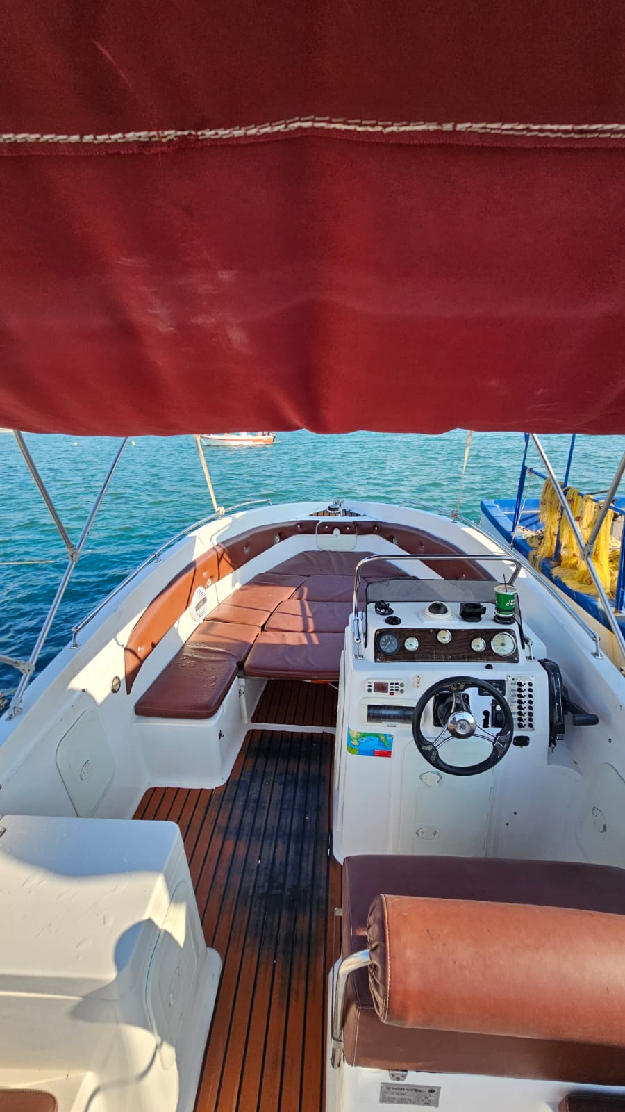 The cockpit and helm
