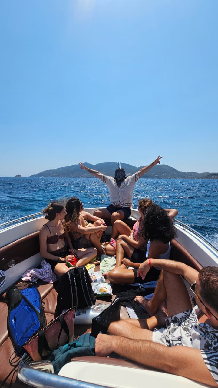 Guests enjoying a day on board